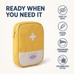 JJLFresheners 4Pcs Empty Travel Mini First Aid Pouch, Portable Outdoor First Aid Medical Rescue Bag Multi-Function Emergency Medicine Storage Organizer Bag Health and Household Supplies (Small) - Image 2