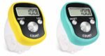 KTRIO Electronic Finger Counter, Digital Tally Counter Clicker with Led, Resettable LCD Digit Display Hand Tally Counter Counting for Golf,Goods Counting,Lap & Knitting (Pack of 2)
