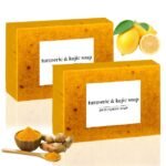 MS MAGIC SECRET Turmeric & Kojic Acid Soap for Dark Spots & Hyperpigmentation - Skin Brightening, Anti-Aging, and Skin Tone Evenizer - Natural Facial & Body Soap for Glowing Skin (Pack of 2) - Image 2