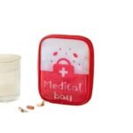 Mini First Aid Kit, Empty First Aid Bag Mini Portable Medical Bag First Aid Pouch for Car Cycling Marathon Running Outdoor Camping Hiking Travel Emergency - Image 2