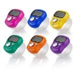 Muzoro Digital Tally Counter for Chanting Mantra - Mini Hand Finger Ring LCD Display Counting Machine for Japa Mala, Meditation, Prayer & Tasbeeh - Adjustable Strap, Reset Button (Pack of 10)