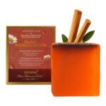 Nyassa Luxurious Sacred Sandalwood Handmade Natural Bathing Soap|Chamomile Extract & marigold Petals with Organic Sweet Almond Oil|Sandalwood Fragrance|150gm - Image 2