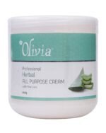 Olivia Professional Herbal All Purpose Cream with Aloe Vera | Face Massage Cream for Men & Women | Hydrating, Nourishing & Moisturising Cream for Dry Skin, Winter Use & Daily Skincare Routine | 800g - Image 2
