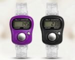 Pack of 2 Electronic Finger Clicker Counter – Digital Finger Counter, Tasbih/Dhikr/Naam Jaap/Tally Counter for Prayer, Knitting, Golf & Chanting (Blind Color Surprise)