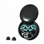 Replacement Tips Silicone Earplugs Waterproof Earplug Case Set Soft Molded Reusable Earplugs Compact for Office, Black Green, Black Head|Business & Industrial|Facility Maintenance & Safety