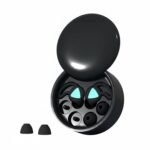 Replacement Tips Silicone Earplugs Waterproof Earplug Case Set Soft Molded Reusable Earplugs Compact for Office, Green Black, Black Head|Business & Industrial|Facility Maintenance & Safety
