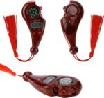 Tally Counter with Compass, 4 Digit Hand Clicker Counter with Reset, Portable Finger Counter for Prayer, Japa Mala, Meditation, Sports, Running, Golf, People Counting, School, Travel, Outdoor.