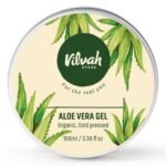 Vilvah Aloe Vera Gel for Face, Skin & Hair | Soothing & Hydrating Gel | Helps Reduce Acne, Calm Irritation & Add Shine to Hair | Lightweight, Hydrating & Non-Sticky Formula | 100ml - Image 2