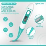 Waterproof Flexible Digital Thermometer, Quick & Instant Measurement of Oral & Underarm with Accurate Temperature in Celsius & Fahrenheit | Thermometer for Adults, Kids & Babies (Pack of 1) - Image 2