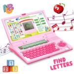 Wembley Educational Laptop for Kids Toys for 2-5 Years Learning Activity Computer Educational Toy for 3 Years Old Boy Learn Alphabet,Letter,Words,Games,Mathematics,Music,Logic Memory Tool,Multicolour - Image 2