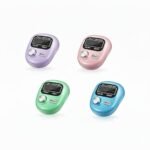 YBN 4pc Mini Naam Jap Counter - Finger Ring Tally Counter Digital Head Count, Counting Machine for Mantra Jap and Cricket Umpire and Various Counting Purpose Small (Color May Vary)