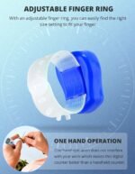 Homkiora Finger Ring Counter, Pack of 2, 5 Digit Hand Clicker Finger Counter Multicolour with Clear Visible Numbers, Useful for Various Counting Purposes (10) - Image 4