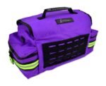 Lightning X Products Lightning X Small EMT Nurse/Midwife First Responder Trauma EMS Jump Bag w/ Dividers (Purple) - Image 3