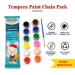 Washable Tempera for Kids - Pack of 20 Chainpack | 12 Colours 36ml - Image 2