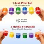Washable Tempera for Kids - Pack of 20 Chainpack | 12 Colours 36ml - Image 6