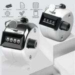 GLUN® Tally Counter, 4-Digit Metal Hand Finger Counter for Counting, Knitting, Coaching Golf, Lap, Fishing (Pack of 2) - Image 5