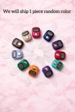 Digital Finger Tally Counter, LCD Display, Single Button to Count & Reset, Random Colour, Long Press to Reset,tasbeeh for Praying - Image 2