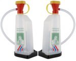 K T I® Safety Emergency Eyewash Bottle Kit for Personal Portable, Wall Mountable Eye Wash Bottle, Standard, White | Bottle Refill 500 ML (Pack of 2) - Image 2