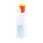 K T I® Safety Emergency Eyewash Bottle Kit for Personal Portable, Wall Mountable Eye Wash Bottle, Standard, White | Bottle Refill 500 ML (Pack of 2) - Image 5