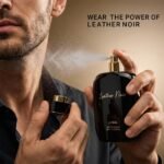 Ajmal Artisan Leather Noir Eau De Parfum for Men | Long-Lasting Luxury Perfume with Bergamot, Cardamom, Leather & Vanilla Notes | Strong Masculine Fragrance | 100ml - Image 4
