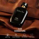 Ajmal Artisan Leather Noir Eau De Parfum for Men | Long-Lasting Luxury Perfume with Bergamot, Cardamom, Leather & Vanilla Notes | Strong Masculine Fragrance | 100ml - Image 5