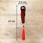 Digital Rotating Beads Jaap Counter with Built-in Compass, Electronic Tasbeeh for Prayer & Meditation, 5-Digit LED Display Tally Counter with Adjustable Strap, Wood-Grain Finish (Wood) - Image 3