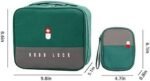 Durable 2pcs Medical Storage Pouch Set, Portable First Aid Organizer Bag, Waterproof Medicine Case with Zipper for Travel Home Outdoor Use - Image 5
