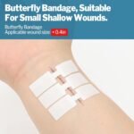 AZEN 14 Pack Emergency Wound Closure Strips, Butterfly Bandages, Emergency Laceration Closure Kit, Repair Wounds Without Stitches, Quick Clot Zip Stitch Wound Closures Device - Image 5