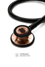 Knya 6sense Stethoscope for Doctors & Residents | Tunable Diaphragm | Dual-Head Chest Piece for Adult & Pediatric Use | Lightweight Stainless Steel | Latex-Free Tubing | Soft-Seal Ear Tips | Premium Gift Box | for Medical Students (Rose Gold) - Image 4