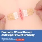 AZEN 16 Pack Emergency Wound Closure Strips, Butterfly Bandages, Emergency Laceration Closure Kit, Repair Wounds Without Stitches, Quick Clot Zip Stitch Wound Closures Device - Image 5