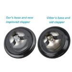 Levin Call Bell 2-Pack - Classic Service Bell for Desk, Counter, or Reception 3.35", Gleaming Stainless Steel, Corrosion-Resistant, for Home, Office, School - Image 4