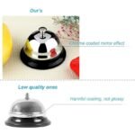 Levin Call Bell 2-Pack - Classic Service Bell for Desk, Counter, or Reception 3.35", Gleaming Stainless Steel, Corrosion-Resistant, for Home, Office, School - Image 5