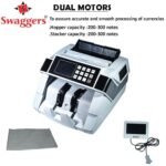 swaggers Heavy Duty/Latest Updated Super Heavy Duty Mix Value Note/Currency/Cash/Money Counting Machine with Fake Note DetectionFor All Old/New Notes.1 Year Warranty - Image 4