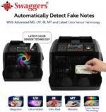 swaggers Mix Value Note Counting Machine with Touch Panel & Advanced Fake Note Detection, Used in Banks, Offices, Hotels, Hospitals, Schools, Colleges, Retails Shops, Jewellery Shops etc. - Image 3