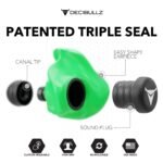 Decibullz - Custom Molded Earplugs, 31dB Highest NRR, Comfortable Hearing Protection for Shooting, Travel, Swimming, Work and Concerts - Image 3