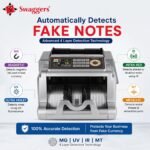swaggers Mix Value Note Counting Machine with Triple Display and Advanced Fake Note Detection-Compatible for All New Notes| Add, Batch & Sort| Used in Banks, Hotels, Hospitals, Jewellery Shops etc - Image 3