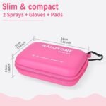 Naloxone Carry Case Kit – Hard Shell Protective Storage for Opioid Overdose Emergency, Fits 2 Nasal Spray Doses, Splash-Resistant, High-Visibility Pink (No Naloxone Included) - Image 4