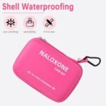 Naloxone Carry Case Kit – Hard Shell Protective Storage for Opioid Overdose Emergency, Fits 2 Nasal Spray Doses, Splash-Resistant, High-Visibility Pink (No Naloxone Included) - Image 5