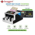 swaggers Latest Mix Note Value Counting Machine with Fake Note Detection Best for Banks, Offices, Hotels, Hospitals, Schools, Colleges, Retails Shops, Jewellery Shops etc. - Image 2