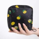 Waterproof Period Storage Pouch for Women & Girls | Cute Napkin Organizer Bag for Hostel, Travel, School | Small Multipurpose Emergency First Kit Holder Sanitary Napkin Storage Bag. - Image 2