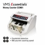 VMS Essentials CCM01 Business-Grade Note Counter - Advanced Counterfeit Detection with UV, MG Sensors, Dual LED Display, and 1 Year Offsite Warranty Included - Image 2