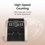 VMS Essentials VCM02 Multi Mix Value IQ Currency Counter | Advanced Fake Note Detector (UV/MG/MT/IR) | 3 Counting Modes | Large 200–300 Note Capacity | USB Data Backup | 1-Year Offsite Warranty - Image 8