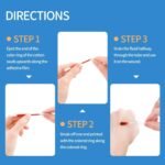 50 PCS Iodine Swabs for Wound Care, Povidone Iodine Swabsticks, Individually Wrapped Antiseptic Cotton Buds for First Aid Kit, Emergency Disinfection, Travel, Adults and Children - Image 3