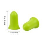ULTRX Tapered Foam Plugs, 6PR, Lime - Image 2