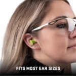 ULTRX Tapered Foam Plugs, 6PR, Lime - Image 4