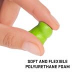 ULTRX Tapered Foam Plugs, 6PR, Lime - Image 6