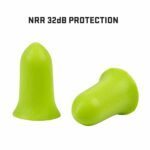 ULTRX Tapered Foam Plugs, 6PR, Lime - Image 8