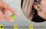 ULTRX Tapered Foam Plugs, 6PR, Lime - Image 9