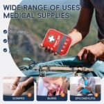 130 Pieces First Aid Kit with Hospital Grade Medical Supplies - Includes Emergency Blanket, Bandage - Great for Home, Outdoors, Office, Car, Travel, Camping, Hiking, Boating - Image 4