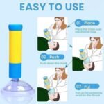 Anti Choking Device for Adults & Kids with 2 Masks | Manual Suction Pump - Image 2